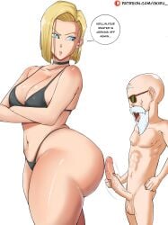 android 18 from dragon ball by panarandom