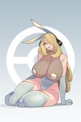 cynthia (pokemon) from game freak by brothbowl