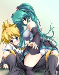 hatsune miku from vocaloid by uni-corn