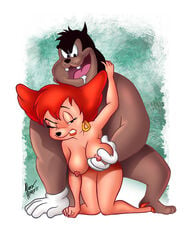 2007 alex_hiro disney female goof_troop milf nipples peg_pete pete_(disney)