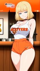 alisa (katainaka ni totsui de kita russia musume to h shimakuru ohanashi) from hooters by boosterred99