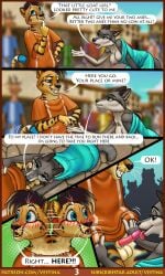 4_fingers 4_toes absurd_res ancient_rome animal_genitalia animal_penis anthro anthro_on_anthro artemis_(vestina) balls barefoot being_watched bent_over black_hair black_nose blue_eyes blush breasts canid canine canis cheetah clothed clothed_anthro clothed_female clothed_male clothing coin comic dialogue dress duo english_text erection exhibitionism fangs feet felid feline feline_genitalia feline_penis female fingers fur genitals grey_body grey_fur grin hair hi_res hindpaw humanoid_hands imminent_sex interspecies kneeling looking_at_another male male/female mammal markings multicolored_body multicolored_fur nipples one_breast_out outside page_number paws penis public public_exposure roman rome shirt signature smile speech_bubble spots spotted_body spotted_fur tail teeth text toes tongue topwear tsatu_(raptorzzs) tunic two_tone_body two_tone_fur url vestina wolf yellow_body yellow_fur
