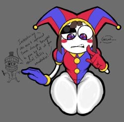 caine (the amazing digital circus) from glitch productions by fenceprodart