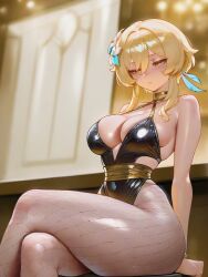 lumine (genshin impact) from genshin impact by slombert