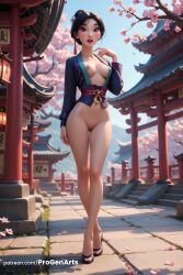 fa mulan from disney by progenarts