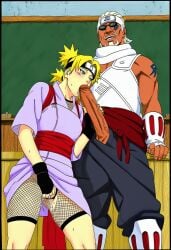 ai_generated balls big_penis buzzman classroom dark-skinned_male fellatio female fingering fingering_self gloves headband huge_cock interracial killer_bee male masturbation naruto naruto_(classic) naruto_(series) naruto_shippuden penis pussy pussy_juice sucking temari