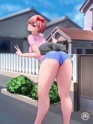 sayori (doki doki literature club) from doki doki literature club by otm g