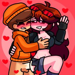 agent_gf_(friday_night_funkin) auburn_hair cheating cheating_(relationship) cheating_female cheating_girlfriend fnf fnf_mods friday_night_funkin friday_night_funkin_mod girlfriend_(friday_night_funkin) naranjito_chuy naranjitochuy netorare ntr self_insert youtube_hispanic youtuber_hispanic