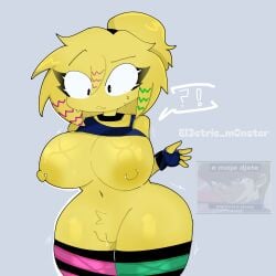 1girls big_ass big_breasts big_butt big_thighs breasts breasts_out cum_in_pussy electric_m0nster embarrassed eyelashes female female_focus female_only forsaken forsaken_(roblox) huge_ass looking_down meme_in_the_background nipples nude party_dress party_noob_(forsaken) ponytail pussy pussy_juice roblox roblox_game robloxian scene scene_girl scene_hair scene_noob short_hair socks solo solo_female solo_focus yellow_body yellow_fur yellow_hair yellow_skin