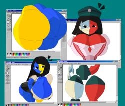 1girls 2d 2d_(artwork) 2d_artwork ass background big_ass big_breasts big_butt black_hair blue-skinned_female blue_body blue_skin boob_window breasts bubble_ass bubble_butt color colored curvaceous curvaceous_female curvaceous_figure curves curvy curvy_ass curvy_body curvy_butt curvy_female curvy_figure curvy_hips curvy_thighs digital_art digital_drawing_(artwork) digital_media digital_media_(artwork) disembodied ena ena_(dream_bbq) ena_(series) fat_ass fat_butt female female_focus female_only floating_head fromariels huge_ass huge_boobs huge_breasts huge_butt long_hair medium_hair multiple_views red-skinned_female red_body red_skin solo solo_female solo_focus tagme thick_ass thick_butt tight_clothes tight_clothing voluptuous voluptuous_body voluptuous_female white_body white_skin white_skinned_female windows_98 yellow-skinned_female yellow_body yellow_skin