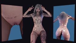 3d 3d_animation ahe_gao ahegao animated background background_music cowgirl_position creampie dancing dark-skinned_male goth_girl interracial male music oiled_skin red_eyes riding small_breasts sound sound_effects sweat tagme tattoos vaginal_penetration video virt-a-mate virtamate white_hair