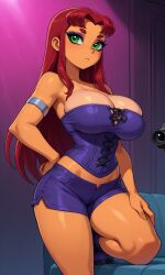 starfire from teen titans by seagege