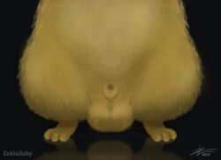 animal_genitalia balls biped black_background close-up front_view fur hi_res male male_only mammal nintendo nude pikachu pokémon_(species) pokemon rodent sheath simple_background solo video_games yellow_balls yellow_fur zekromlover