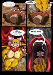 anthro bald_female big_ass big_breasts big_lips bow comic femdom furry goomba hyper_bimbo koopa koopalings loonyjams mario_(series) nintendo pink_lips pink_lipstick quest_for_power super_mario_bros. tail wendy_o._koopa wide_hips yellow_scales yellow_skin