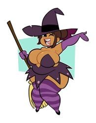 1girls big_breasts brown_hair chubby chubby_female disney disney_channel halloween halloween_costume huge_breasts jojobrito mature mature_female milf mother plump sharon_mcgee the_ghost_and_molly_mcgee voluptuous voluptuous_female