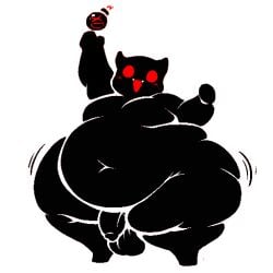 anthro bomb deadsector fat femboy humanoid hyper hyper_ass hyper_hips little_horn_(the_binding_of_isaac) no_humans non-human non-human_only self_upload small_penis solo the_binding_of_isaac