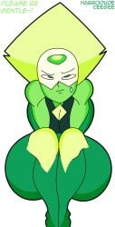 cartoon_network female female_focus female_only gem gem_(species) gem_on_forehead habbodude peridot peridot_(steven_universe) steven_universe tagme thick thick_ass thick_thighs thighs w