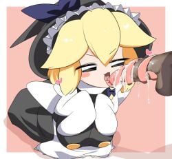 1boy :3 barbed_tongue black_eyes black_hat black_skirt black_vest blonde_hair blue_bow blush_stickers bow braid buttons commentary_request cookie_(touhou) cum cum_in_mouth cum_on_tongue fellatio female frilled_hat frills full_body hair_between_eyes hairbow hat hat_bow heart highres kirisame_marisa lets0020 long_skirt long_tongue looking_at_viewer medium_bangs open_mouth oral pink_background prehensile_tongue shirt short_hair simple_background single_braid skirt skirt_set sleeves_past_fingers sleeves_past_wrists smile solo_focus straight tongue tongue_out tonguejob touhou two-tone_background uncensored variant_set very_long_tongue vest white_background white_shirt witch_hat yuuhi_(cookie)