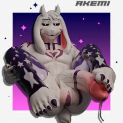 2024 2_horns 3d_(artwork) absurd_res akemimelon3d anthro artist_name asriel_dreemurr asriel_dreemurr_(god_form) ass balls big_penis black_markings black_sclera bodily_fluids boss_monster_(undertale) bovid caprine clothing cum digital_media_(artwork) feet floppy_ears fur genital_fluids genitals goat hi_res horn humanoid_genitalia humanoid_penis legwear long_ears looking_at_viewer lop_ears male male_anthro male_only mammal markings mostly_nude mostly_nude_anthro mostly_nude_male penis scut_tail short_tail simple_background sitting solo tail thigh_highs thigh_highs_only undertale undertale_(series) vein veiny_penis white_body white_fur