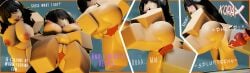 3d 3d_(artwork) black_hair buttplug_in_ass confident cum_drip cumflation dialogue excessive_cum kolbasa_(kora_x) kora_x koraxlust long_hair moaning multiple_poses roblox shortstack solo tagme_(character)