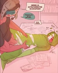 2boys abi_sandia alien_costume bulge_through_clothing closed_eyes countryhumans gay gay_sex legs_spread male_only mexico_(countryhumans) moaning_in_pleasure on_table ripped_clothing tagme united_states_of_america_(countryhumans)