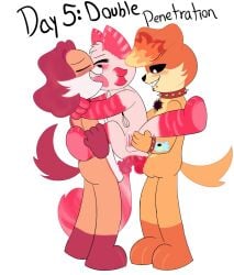 anthro anthro_on_anthro anthro_only critters_(poppy_playtime) eli_744_(artists) furry_only no_humans oc ocs poppy_playtime poppy_playtime_(chapter_3) sex smiling_critters tagme