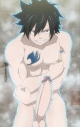 abs balls bara dhlinez edit fairy_tail gray_fullbuster male male_only muscle muscles muscular muscular_male pecs penis solo