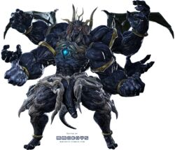 3d demon edit final_fantasy final_fantasy_xiv full_body horns male male_only mmoboys mmoboys_(artist) monster multi_arm multi_limb photoshop primal_(final_fantasy) sephirot_(final_fantasy) solo standing wings