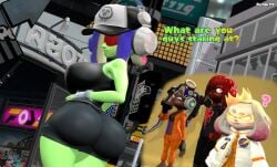 acht_(splatoon) ass blush bubble_butt dedf1sh marina_(side_order) marina_(splatoon) mizuta_ahato_(splatoon) nintendo pearl_(side_order) pearl_(splatoon) relliksb splatoon splatoon_(series) splatoon_2 splatoon_3 splatoon_3:_side_order