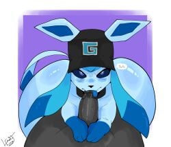 absurd_res ambiguous_gender ambiguous_penetrated ass baka baseball_cap big_butt blue_body blue_eyes blue_tongue clothed clothed_feral clothing dark-skinned_male duo eeveelution emmet_twunks fellatio femboy feral feral_penetrated generation_4_pokemon glaceon hat headgear headwear hi_res huge_butt huge_hips human human_on_feral human_penetrating human_penetrating_feral interspecies male male/ambiguous male_on_feral male_penetrating male_penetrating_ambiguous male_penetrating_feral mammal nintendo oral penetration penile pokemon pokemon_(species) pokephilia razz_(emmet_twunks) sex thick_feral tongue wide_hips