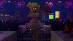 1girls 3d 3d_(artwork) apron big_breasts breasts cally3d chiku chiku_(cryptia) clazzey clothed clothed_female cryptiacurves fazclaire's_nightclub female female_only fredina's_nightclub full_body holding holding_pizza_box pizza_box sobbysloth solo solo_female
