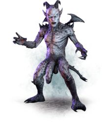 3d claws demon edit full_body horns male male_only mmoboys mmoboys_(artist) monster photoshop solo standing the_elder_scrolls wings