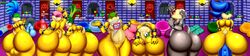 absurd_res anal anal_sex anus ass backsack balls big_ass big_butt big_dildo big_penis blue_hair bowser_jr. brown_scales bubble_butt condom cushion dildo femboy flexible girly green_hair hair hi_res huge_ass huge_butt iggy_koopa koopa koopaling large_ass larry_koopa lemmy_koopa looking_at_viewer ludwig_von_koopa male male_only mario_(series) morton_koopa_jr. nintendo nobody147 nude penetration penis red_hair roy_koopa scales scalie sex_toy spread_anus spread_butt spreading super_mario_bros. take_your_pick thick_thighs video_games wide_hips yellow_scales