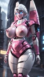 1girls 1robot_girl ai_generated arcee arcee_(g1) autobot big_breasts breasts female female_autobots female_only giant_breasts huge_breasts metallic_body nipples robot robot_girl robot_humanoid roger1011 solo thick_thighs transformers