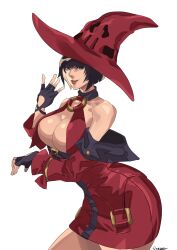 breasts female female_only guilty_gear hat i-no short_hair solo