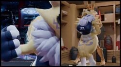 3d animated big_ass big_breasts breasts bubble_butt digimon digimon_(species) female furry gustavgiles huge_ass mp4 no_sound renamon renamon_(dogzeela) sex tagme thick_thighs video wide_hips