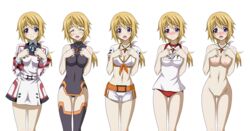 blonde_hair blush charlotte_dunois female infinite_stratos necklace nipples nude nude_filter purple_eyes third-party_edit