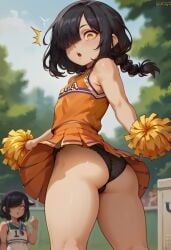 ai_generated cheerleader cute geshikiai nayuta_(chainsaw_man) petite