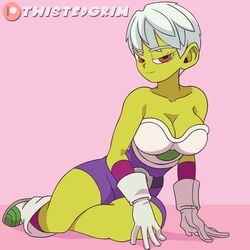 1:1 1girls 2d 2d_animation alien_girl animated armor bodysuit boots bouncing_ass bouncing_breasts breasts cameltoe cheelai cleavage clothed curvy dragon_ball dragon_ball_super erect_nipples female female_only gloves green_skin huge_areolae huge_breasts humanoid no_sound on_side puffy_nipples short_hair shorter_than_10_seconds shorter_than_30_seconds shounen_jump socks text thick_thighs twistedgrim video voluptuous watermark white_hair wide_hips