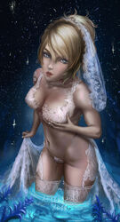 1girls asteltainn blonde_hair blue_eyes female final_fantasy final_fantasy_xv lingerie lunafreya_nox_fleuret medium_breasts solo solo_female solo_focus thick_thighs wide_hips