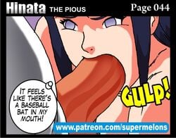 big_penis comic fear gigantic_penis hyuuga_hinata interracial naruto page_44 suck sucking super_melons ugly_man