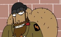 1boy 2d 2d_(artwork) ass ass_bigger_than_head ass_focus ass_visible_from_the_front beanie big_ass big_ass_(male) big_butt big_butt_(male) brick_wall brown_hair brunette_hair butt_bigger_than_head butt_focus chicken_strip eyes_half_open facial_hair fat_ass fat_butt gay grinning grinning_at_viewer hairy_ass hairy_butt hairy_male hobo holding_object_in_mouth homeless homeless_male hoodie human long_hair looking_at_viewer lowered_eyelids male male_focus male_only no_pants older_male original presenting presenting_ass presenting_butt presenting_hindquarters rose rose_(flower) rose_in_mouth shirt showing_teeth smile smiling smiling_at_viewer solo solo_focus solo_male stu stu_(chiccenstripp)