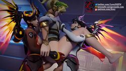 1girls 2futas 3d alternate_costume anal anal_sex animated big_penis black_hair blender blonde_hair devil_mercy double_penetration feet female futa_on_female futanari gloves imp_mercy intersex lewy mercy no_sound overwatch selfcest sex standing standing_sex tagme threesome vaginal_penetration video winged_victory_mercy