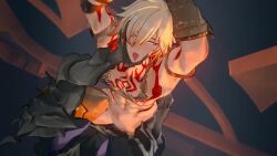 anal_sex belly_bulge eyes_rolling_back flame_reaver_(honkai:_star_rail) hand_on_throat male/male mydei_(honkai:_star_rail) phainon_(honkai:_star_rail) pretty_boy tagme tongue_out video yaoi