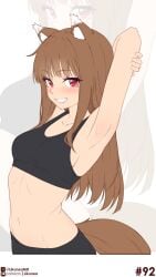 holo from spice and wolf by likunea