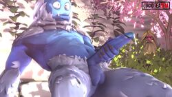 1boy 3d animated anthro big_penis fortnite furry luciotea lucioteasfm male male_only masturbation penis tagme trog video