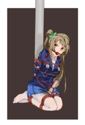 amiba_(amiba00638239) bdsm bondage bound female forced_orgasm gagged hitachi_magic_wand love_live! love_live!_school_idol_project minami_kotori tied_up vibrator