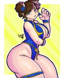 chun-li from street fighter by oranzart
