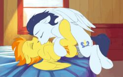 16:10 2019 animated bed duo equid equine erection female feral friendship_is_magic male mammal my_little_pony nude on_bed penetration penis pterippus sex soarin_(mlp) spitfire_(mlp) straight vaginal_penetration vistamage wonderbolts_(mlp)