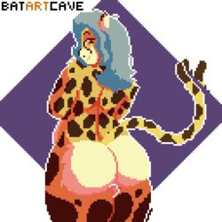 1:1 amber_(pelao0o) animated anthro ass batartcave black_fur blue_hair cheetah cum cumshot ejaculation felid feline female fur hair looking_back loop male mammal multicolored_fur penis purple_background raised_tail rear_view red_eyes smile solo spots spotted_fur straight thigh_sex transparent_background white_outline yellow_fur